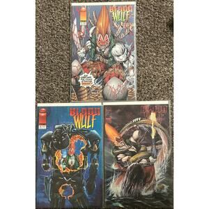 Bloodwulf #1D, 2, 3 (1995 Image) Lot of 3 - Liefeld